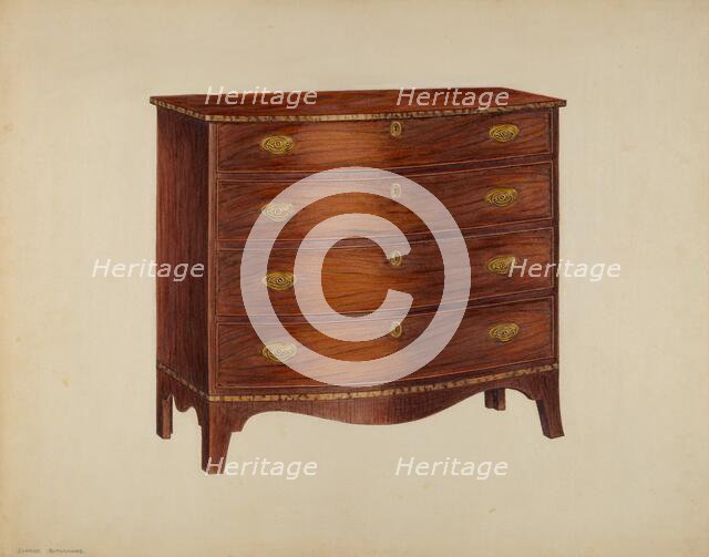 Chest of Drawers, c. 1939. Creator: Lorenz Rothkrantz.