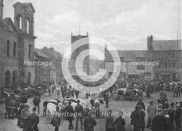 'Market-Place, Morpeth', c1896. Artist: M Aunty.