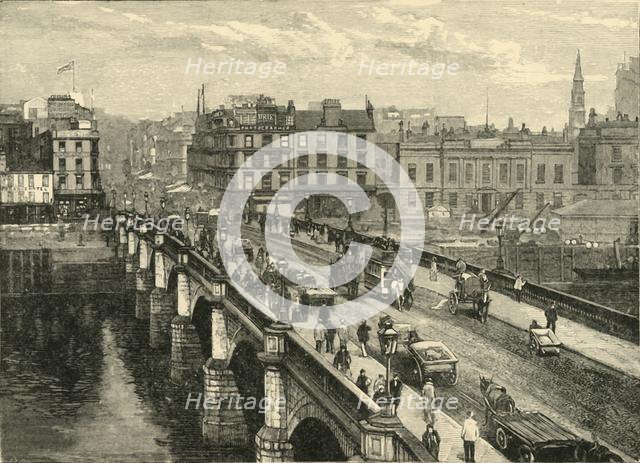 'The Broomielaw Bridge, Glasgow', 1898. Creator: Unknown.
