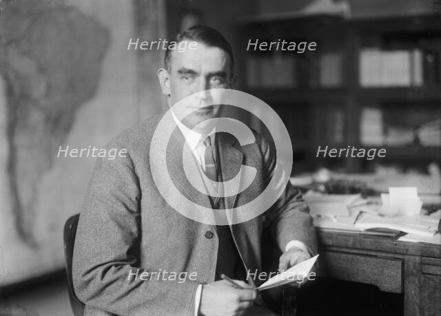 Lt. Charles Belknap, U.S.A. Censor After Break with Germany, 1917. Creator: Harris & Ewing.