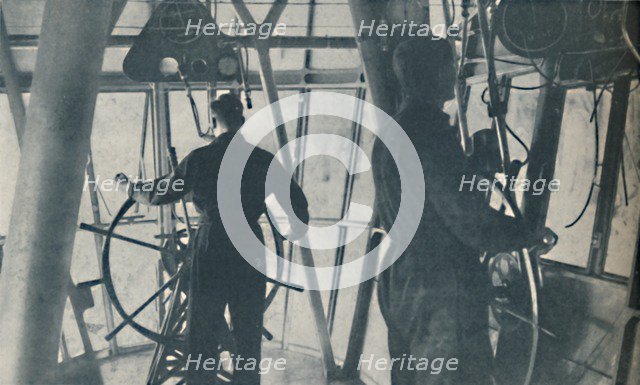 'Comfort for Passengers and the Cabin of a Marvellous Central Control', c1935. Artist: Unknown.