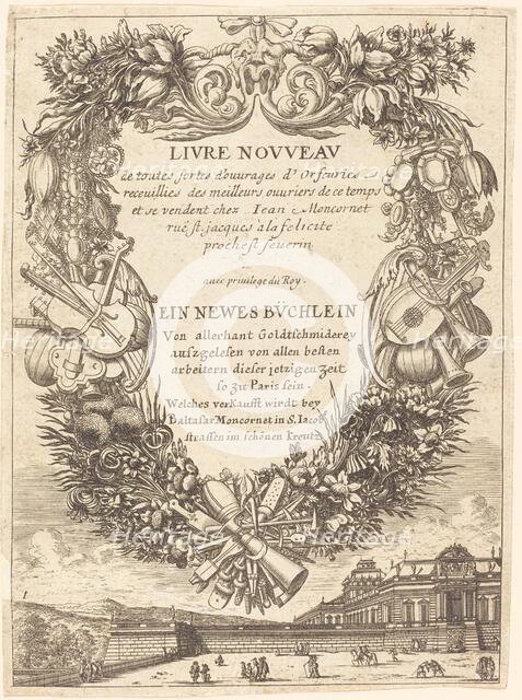 Title Page, probably 1665. Creator: François Le Febvre.