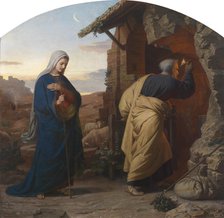 On the Eve of the Birth of Christ , 1869. Creator: Rieser, Michael (1828-1905).