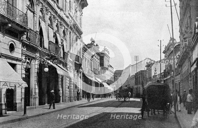 15th November Road, Sao Paulo, Brazil, 1895. Artist: A Frisch