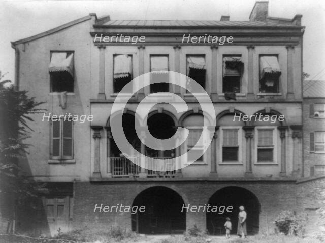 James Holloway Loggia School, Fairfax St. between Cameron and Queen, Alexandria, Va., 1918. Creator: Frances Benjamin Johnston.