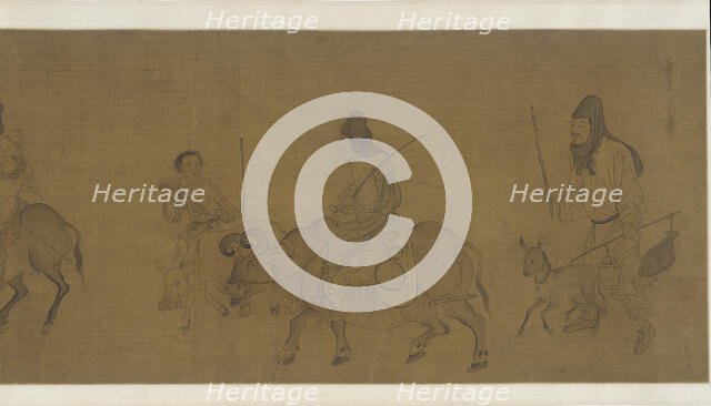 Returning Home after Harvest, Possibly Ming dynasty, (17th century?). Creator: Unknown.