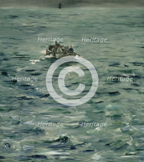 Rochefort's Escape, ca 1881. Artist: Manet, Édouard (1832-1883)