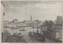 Ale Porto del Dolo, c. 1735/1746. Creator: Canaletto.