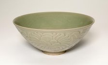 Conical Bowl with Peony Scroll and Leaves, Five Dynasties/Northern Song dynasty, 10th/11th cent. Creator: Unknown.