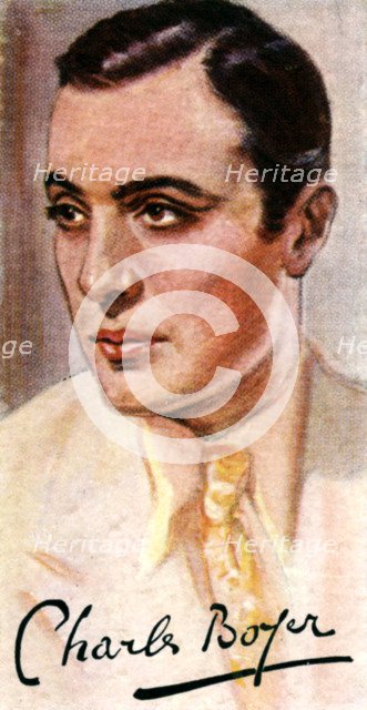 Charles Boyer, (1899-1978), French actor, 20th century. Artist: Unknown