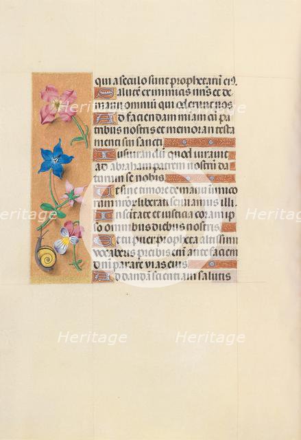 Hours of Queen Isabella the Catholic, Queen of Spain: Fol. 123v, c. 1500. Creator: Master of the First Prayerbook of Maximillian (Flemish, c. 1444-1519); Associates, and.