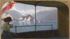 A Boat on Lake Maggiore, 1915.