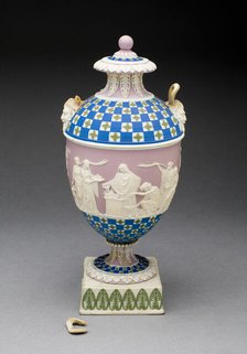 Vase with Sacrifice to Hymen, Burslem, c. 1800. Creator: Wedgwood.