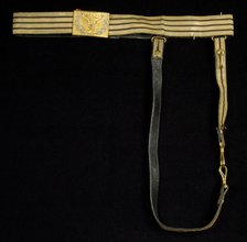 Military belt, American, 1875-80. Creator: Unknown.