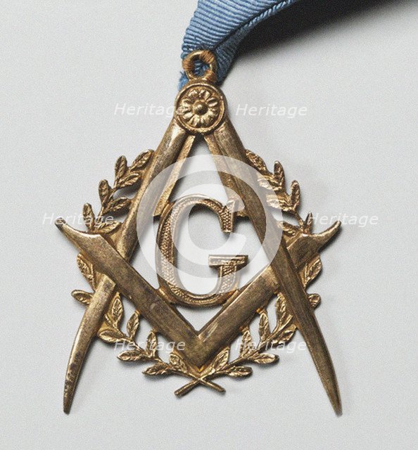 Emblem of the Masonic Lodge Flaming Star.