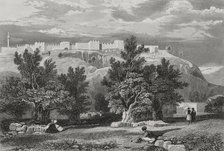 Garden of Olives, Jerusalem, 1840. Creator: Aubert.