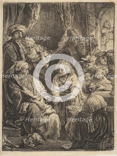Joseph Telling His Dreams, 1638. Creator: Rembrandt Harmensz van Rijn.