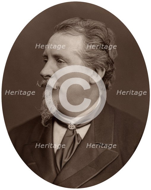 Frederick Goodall, painter, 1878.Artist: Lock & Whitfield