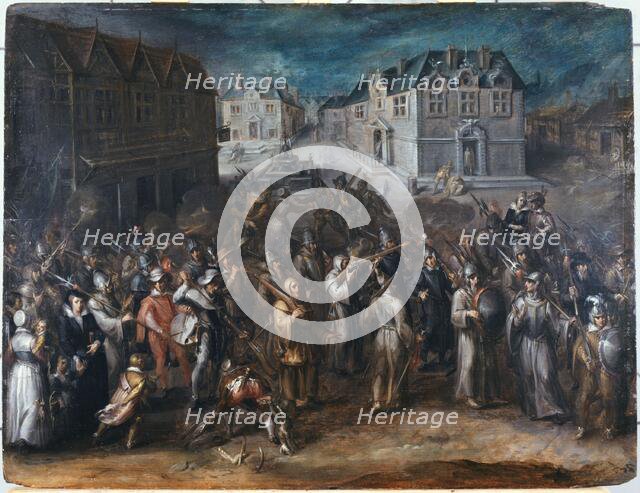 Procession of the League, in 1590 or 1593, between 1590 and 1593. Creator: Joos van Winghe.