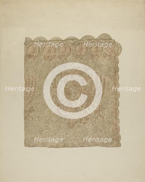 Wedding Veil, c. 1941. Creator: Mary Fitzgerald.