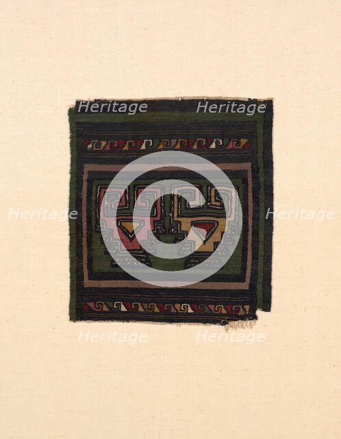 Fragment, Peru, A.D. 1000/1476. Creator: Unknown.