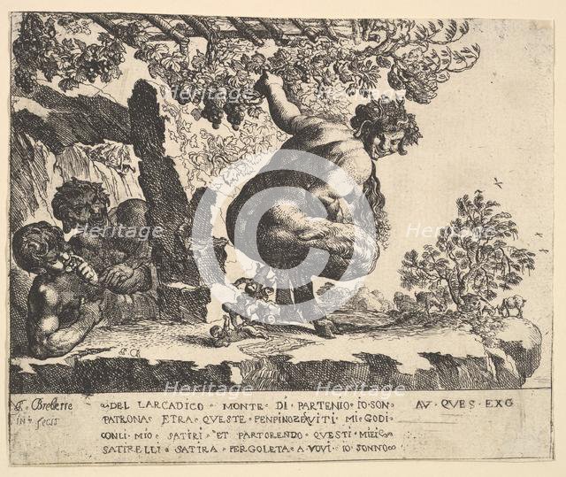 Birth of the Satyrs, 1610-42. Creator: Pierre Brebiette.