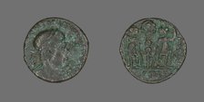 Coin Portraying Emperor Constantine II, before 337. Creator: Unknown.