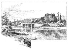 Belvoir Castle: the bridge between the two lakes, 1890. Creator: Unknown.