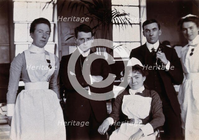 Charing Cross Hospital: staff portrait, 1904. Creator: Unknown.