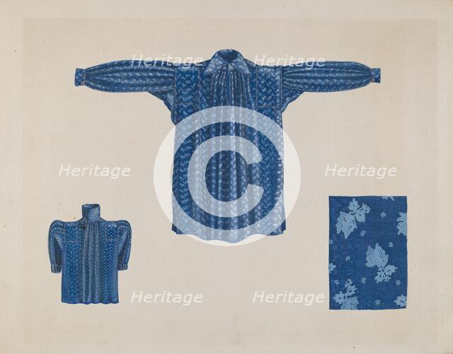 Man's Work Shirt, c. 1937. Creator: Verna Tallman.