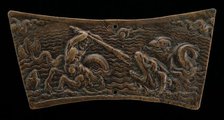 Sea-Monsters Fighting, early 16th century. Creator: Unknown.