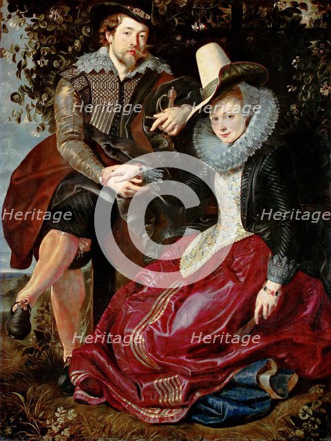 The Honeysuckle Bower, ca 1609. Creator: Rubens, Pieter Paul (1577-1640).