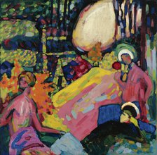 White Sound. Artist: Kandinsky, Wassily Vasilyevich (1866-1944)