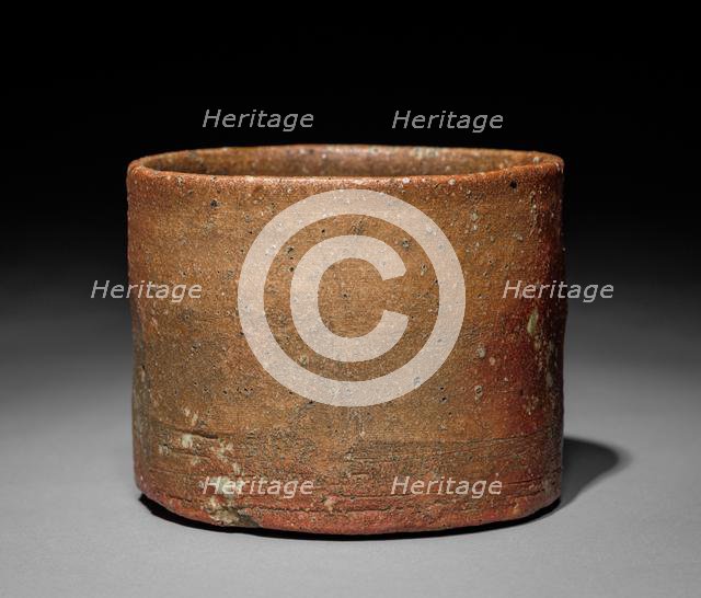 Tea Bowl: Shigaraki Ware, 1600s. Creator: Unknown.