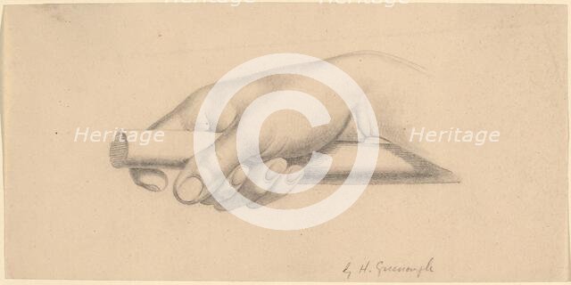 Right Hand Holding Short Rod, 1847. Creator: Horatio Greenough.