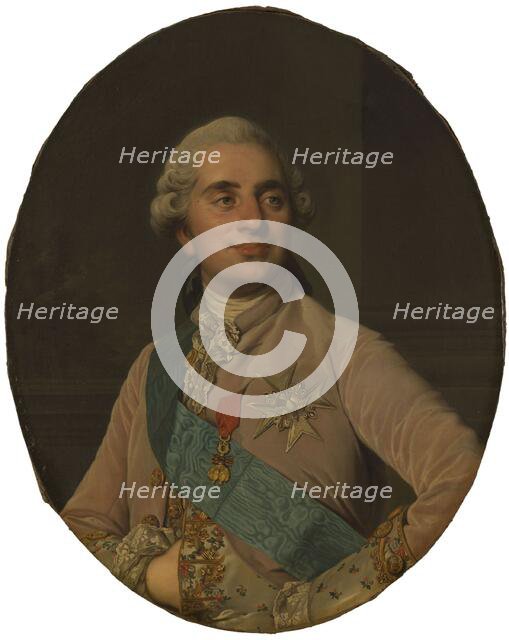 Portrait of Louis XVI, c1776. Creator: Joseph Siffred Duplessis.