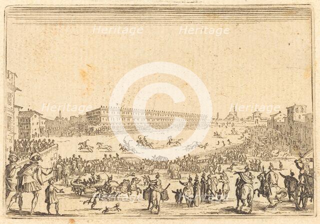 Piazza Presso alla Porta al Prato, c. 1622. Creator: Jacques Callot.