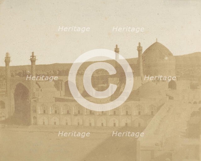 Yran, Piazza a Isphaan, 1858. Creator: Luigi Pesce.