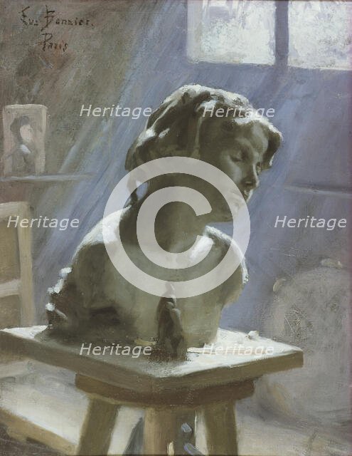 Interior of a Studio in Paris, 1886. Creator: Eva Fredrika Bonnier.