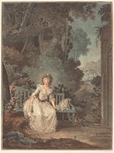 Nina, ou La Folle par amour (Nina, or The Woman Maddened by Love), 1787. Creator: Jean Francois Janinet.