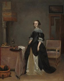 Maria van Suchtelen, c. 1666. Creator: Gerard Terborch II.