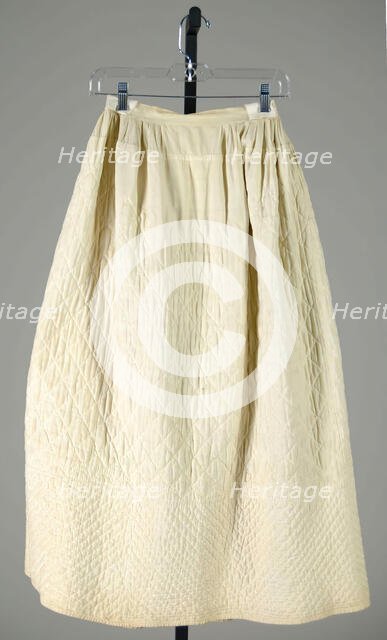 Petticoat, American, 1860-70. Creator: Unknown.