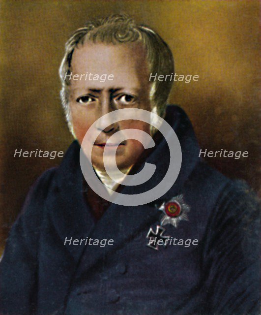 'Wilhelm von Humboldt 1767-1835. - Gemälde von Fr. Krüger', 1934. Creator: Unknown.