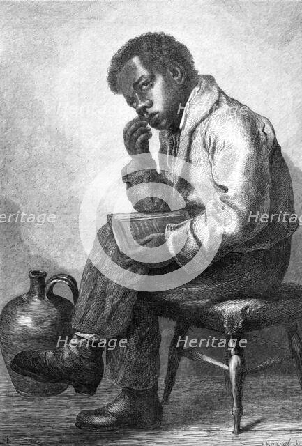 "A Brown Study," by W. Hunt, 1870. Creator: Horace Harral.