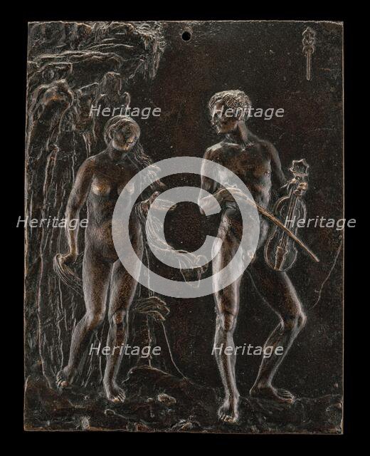 Orpheus and Eurydice, c. 1515. Creator: Peter Vischer the Younger.