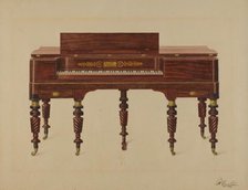 Piano, c. 1936. Creator: Ferdinand Cartier.