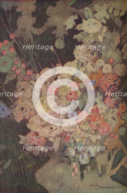 'Fresh from the Florist', c20th century. Artist: George Sheringham.