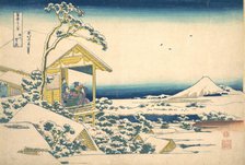 Morning after the Snow at Koishikawa in Edo (Koishikawa yuki no ashita), from the s..., ca. 1830-32. Creator: Hokusai.