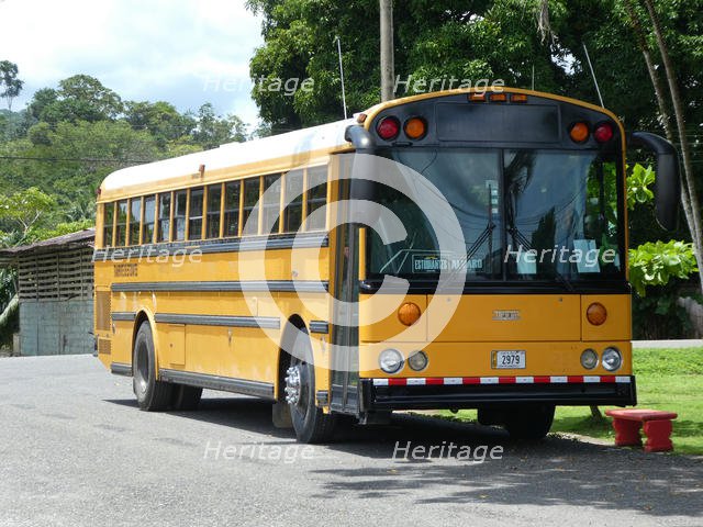 Thomas Built school bus, Costa Rica 2018. Creator: Unknown.