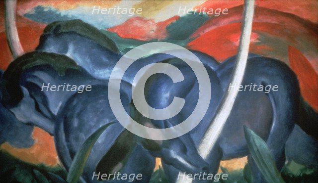 Blue Horses', 1911. Artist: Marc Franz